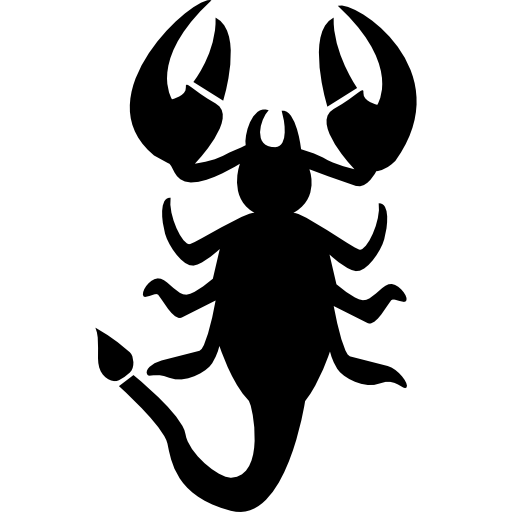 Scorpio Vertical Animal Shape Of Zodiac Symbol