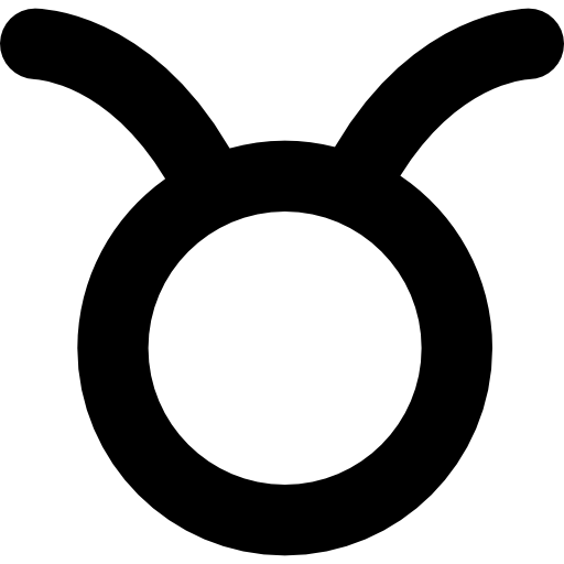 Taurus Astrological Sign Symbol